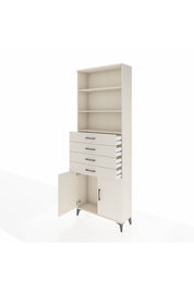Arges Dolap 3 Raflı 4 Çekmeceli 2 Kapaklı 88x30x243 - S33M260V1A