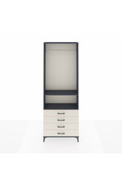 Arges Dolap 2 Raflı 4 Çekmeceli Tek Askılı 88x30x243 - S33M298V4A