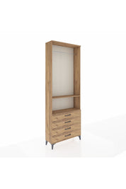 Arges Dolap 2 Raflı 4 Çekmeceli Tek Askılı 88x30x243 - S33M298V9A