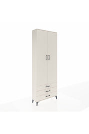 Arges Dolap 2 Raflı 3 Çekmeceli Tek Askılı 88x30x243 - S33M299V1A