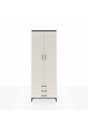 Arges Dolap 2 Raflı 3 Çekmeceli Tek Askılı 88x30x243 - S33M299V4A