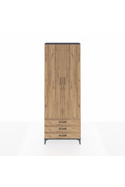 Arges Dolap 2 Raflı 3 Çekmeceli Tek Askılı 88x30x243 - S33M299V6A
