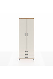 Arges Dolap 2 Raflı 3 Çekmeceli Tek Askılı 88x30x243 - S33M299V7A