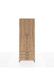 Arges Dolap 2 Raflı 3 Çekmeceli Tek Askılı 88x30x243 - S33M299V9A