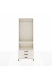 Arges Dolap 2 Raflı 3 Çekmeceli Tek Askılı 88x30x243 - S33M300V1A
