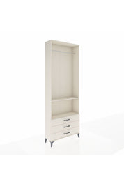 Arges Dolap 2 Raflı 3 Çekmeceli Tek Askılı 88x30x243 - S33M300V1A