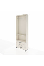 Arges Dolap 2 Raflı 3 Çekmeceli Tek Askılı 88x30x243 - S33M300V1A