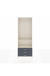 Arges Dolap 2 Raflı 3 Çekmeceli Tek Askılı 88x30x243 - S33M300V2A