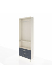 Arges Dolap 2 Raflı 3 Çekmeceli Tek Askılı 88x30x243 - S33M300V2A