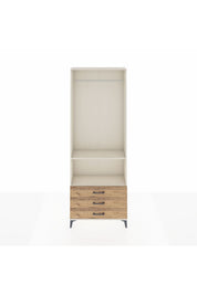 Arges Dolap 2 Raflı 3 Çekmeceli Tek Askılı 88x30x243 - S33M300V3A