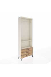 Arges Dolap 2 Raflı 3 Çekmeceli Tek Askılı 88x30x243 - S33M300V3A