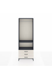 Arges Dolap 2 Raflı 3 Çekmeceli Tek Askılı 88x30x243 - S33M300V4A