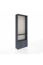 Arges Dolap 2 Raflı 3 Çekmeceli Tek Askılı 88x30x243 - S33M300V5A