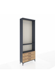 Arges Dolap 2 Raflı 3 Çekmeceli Tek Askılı 88x30x243 - S33M300V6A