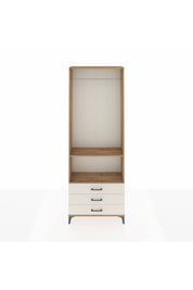 Arges Dolap 2 Raflı 3 Çekmeceli Tek Askılı 88x30x243 - S33M300V7A