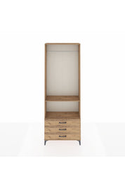 Arges Dolap 2 Raflı 3 Çekmeceli Tek Askılı 88x30x243 - S33M300V9A