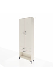 Arges Dolap 2 Raflı 2 Çekmeceli Tek Askılı 88x30x243 - S33M301V1A