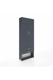 Arges Dolap 2 Raflı 2 Çekmeceli Tek Askılı 88x30x243 - S33M301V5A