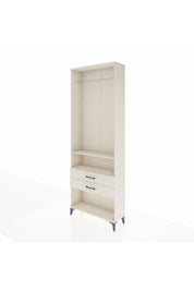 Arges Dolap 2 Raflı 2 Çekmeceli Tek Askılı 88x30x243 - S33M302V1A