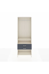 Arges Dolap 2 Raflı 2 Çekmeceli Tek Askılı 88x30x243