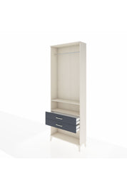 Arges Dolap 2 Raflı 2 Çekmeceli Tek Askılı 88x30x243 - S33M302V2A
