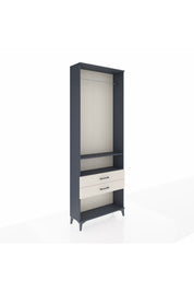 Arges Dolap 2 Raflı 2 Çekmeceli Tek Askılı 88x30x243 - S33M302V4A