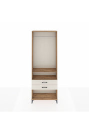 Arges Dolap 2 Raflı 2 Çekmeceli Tek Askılı 88x30x243 - S33M302V7A