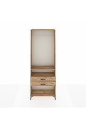 Arges Dolap 2 Raflı 2 Çekmeceli Tek Askılı 88x30x243 - S33M302V9A