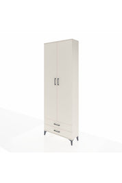 Arges Dolap 2 Raflı 2 Çekmeceli Tek Askılı 88x30x243 - S33M303V1A
