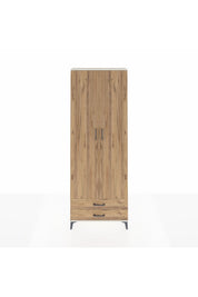 Arges Dolap 2 Raflı 2 Çekmeceli Tek Askılı 88x30x243 - S33M303V3A