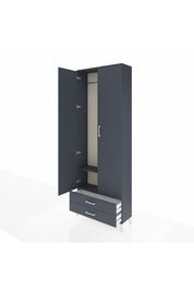 Arges Dolap 2 Raflı 2 Çekmeceli Tek Askılı 88x30x243 - S33M303V5A
