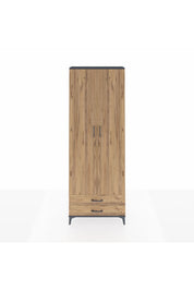Arges Dolap 2 Raflı 2 Çekmeceli Tek Askılı 88x30x243 - S33M303V6A