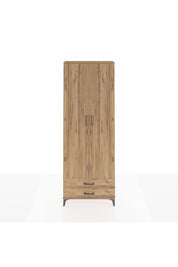 Arges Dolap 2 Raflı 2 Çekmeceli Tek Askılı 88x30x243 - S33M303V9A