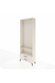 Arges Dolap 2 Raflı 2 Çekmeceli Tek Askılı 88x30x243 - S33M304V1A