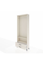 Arges Dolap 2 Raflı 2 Çekmeceli Tek Askılı 88x30x243 - S33M304V1A