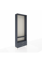 Arges Dolap 2 Raflı 2 Çekmeceli Tek Askılı 88x30x243 - S33M304V5A