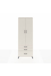 Arges Dolap Tek Raflı 3 Çekmeceli Tek Askılı 88x30x243 - S33M305V1A
