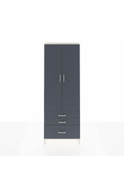 Arges Dolap Tek Raflı 3 Çekmeceli Tek Askılı 88x30x243 - S33M305V2A