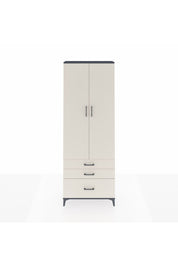 Arges Dolap Tek Raflı 3 Çekmeceli Tek Askılı 88x30x243 - S33M305V4A