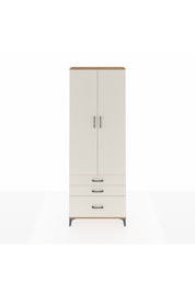 Arges Dolap Tek Raflı 3 Çekmeceli Tek Askılı 88x30x243 - S33M305V7A