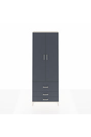Arges Dolap Tek Raflı 3 Çekmeceli Tek Askılı 88x30x243 - S33M307V2A