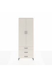 Arges Dolap Tek Raflı 3 Çekmeceli Tek Askılı 88x30x243 - S33M309V1A