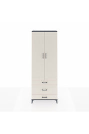 Arges Dolap Tek Raflı 3 Çekmeceli Tek Askılı 88x30x243 - S33M309V4A