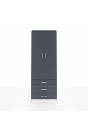 Arges Dolap Tek Raflı 3 Çekmeceli Tek Askılı 88x30x243 - S33M309V5A