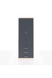 Arges Dolap Tek Raflı 3 Çekmeceli Tek Askılı 88x30x243 - S33M309V8A