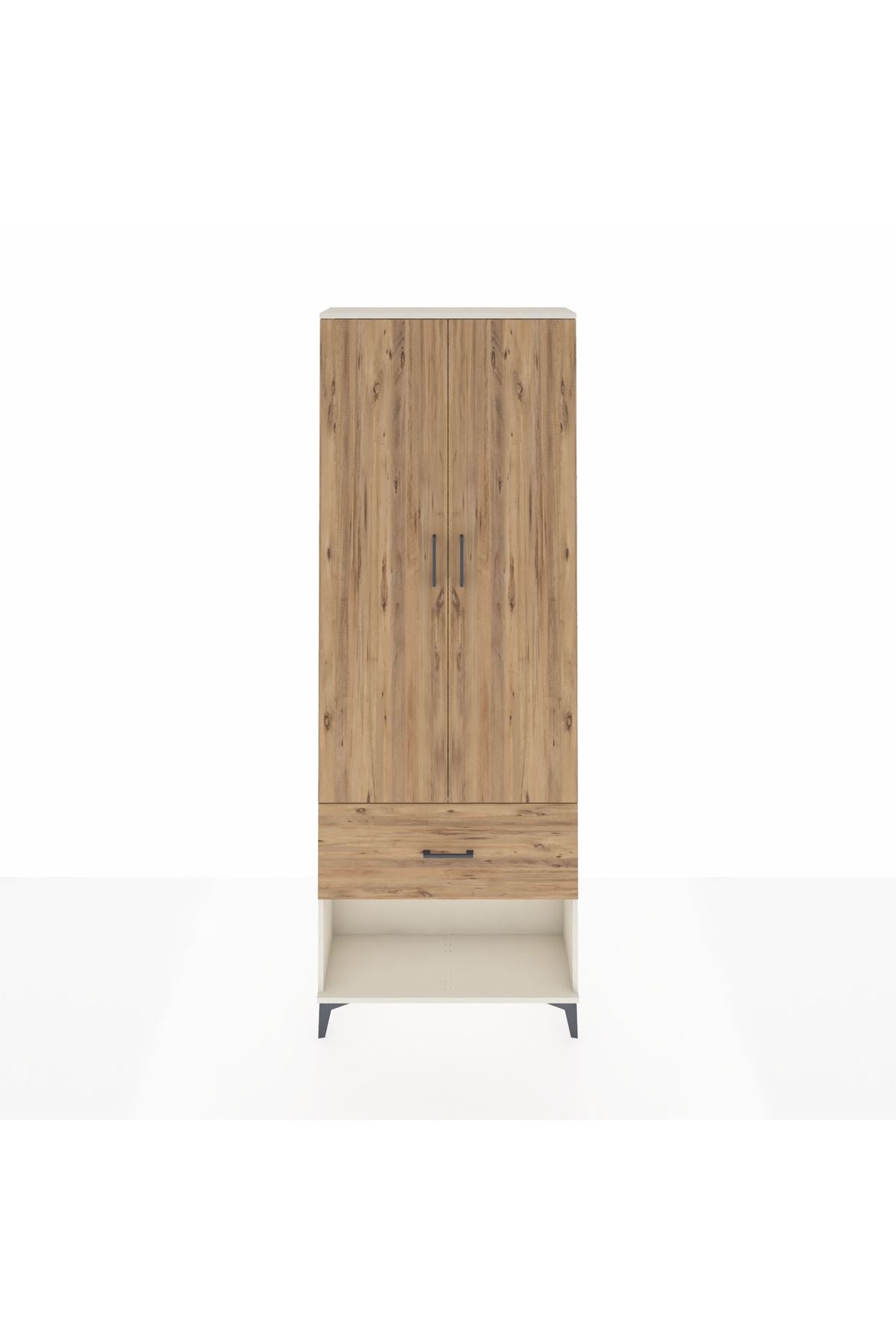 Arges Dolap Tek Raflı Tek Çekmeceli Tek Askılı 88x30x243 - S33M311V3A