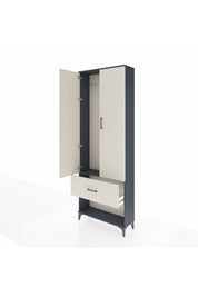 Arges Dolap Tek Raflı Tek Çekmeceli Tek Askılı 88x30x243 - S33M311V4A