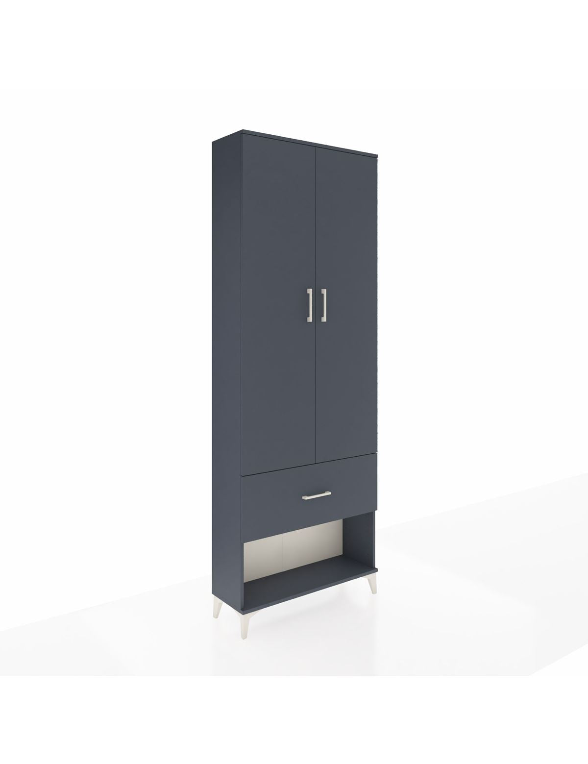 Arges Dolap Tek Raflı Tek Çekmeceli Tek Askılı 88x30x243 - S33M311V5A