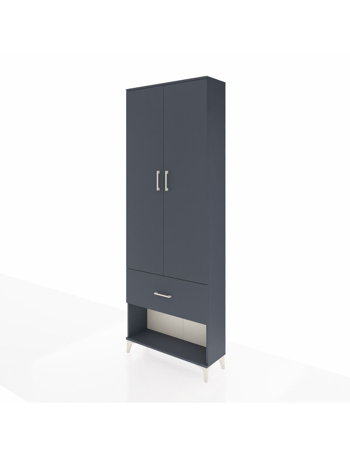 Arges Dolap Tek Raflı Tek Çekmeceli Tek Askılı 88x30x243 - S33M311V5A