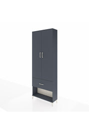 Arges Dolap Tek Raflı Tek Çekmeceli Tek Askılı 88x30x243 - S33M311V5A